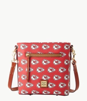 Multicolor Dooney And Bourke NFL Chiefs Small Zip Women's Crossbody Bags | 42HFVYUQZ