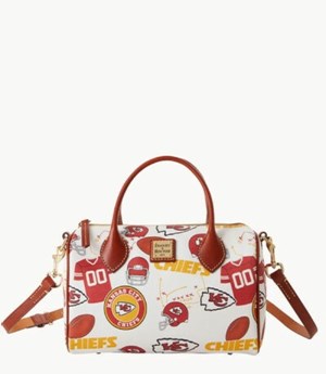 Multicolor Dooney And Bourke NFL Chiefs Barrel Women's Satchel Bags | 67DGVSALZ