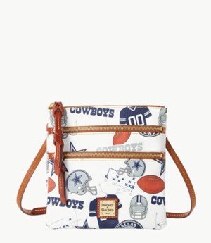 Multicolor Dooney And Bourke NFL Cowboys Women's Crossbody Bags | 08ZOKUIPB