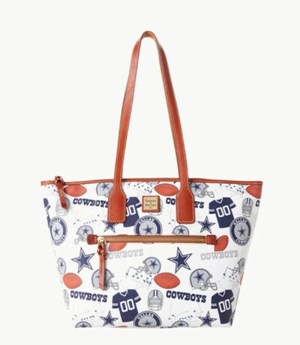 Multicolor Dooney And Bourke NFL Cowboys Women's Tote Bags | 16EQHTNGF