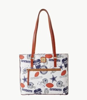 Multicolor Dooney And Bourke NFL Cowboys Women's Shopper Bag | 16IJNTXDG