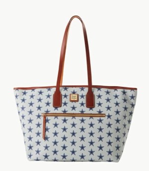 Multicolor Dooney And Bourke NFL Cowboys Large Women's Tote Bags | 78OSTVMZR