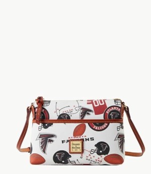 Multicolor Dooney And Bourke NFL Falcons Ginger Women's Crossbody Bags | 73FMXIHPQ