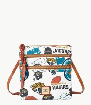 Multicolor Dooney And Bourke NFL Jaguars Women's Crossbody Bags | 16JZLWSFU