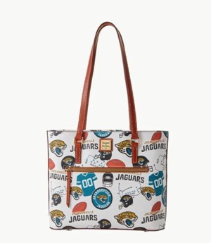 Multicolor Dooney And Bourke NFL Jaguars Women's Shopper Bag | 31ARPCNQS