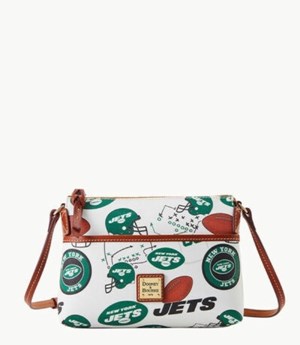 Multicolor Dooney And Bourke NFL Jets Ginger Women's Crossbody Bags | 24XSDURAB