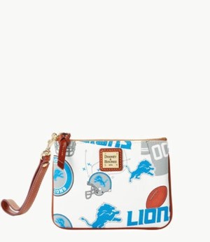 Multicolor Dooney And Bourke NFL Lions Stadium Women's Wristlets | 53EYHWIAR