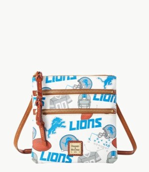 Multicolor Dooney And Bourke NFL Lions Women's Crossbody Bags | 41AQSFPHN