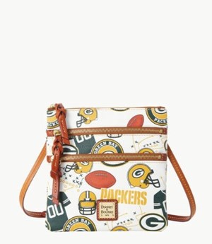 Multicolor Dooney And Bourke NFL Packers Women's Crossbody Bags | 38RLQCHPX