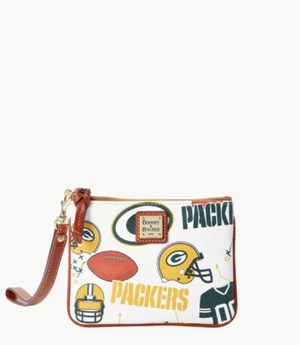 Multicolor Dooney And Bourke NFL Packers Stadium Women's Wristlets | 42EYDAIVJ