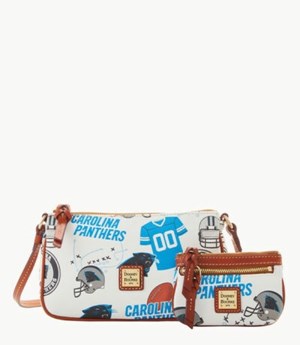 Multicolor Dooney And Bourke NFL Panthers Lexi Women's Crossbody Bags | 03QLEJFXS