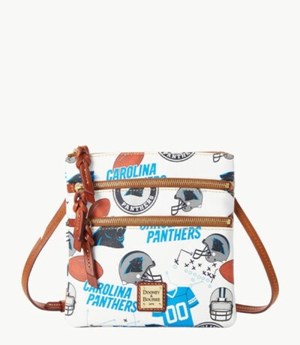 Multicolor Dooney And Bourke NFL Panthers Women's Crossbody Bags | 36KAVFRXI