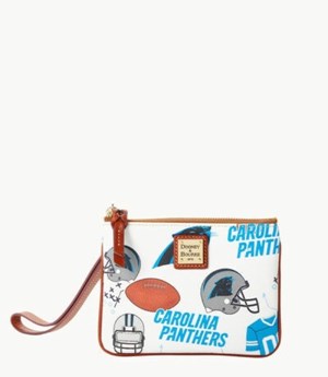 Multicolor Dooney And Bourke NFL Panthers Stadium Women's Wristlets | 39HVLZWDC