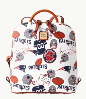 Multicolor Dooney And Bourke NFL Patriots Zip Pod Women's Backpacks | 67CJKGWBZ