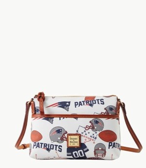 Multicolor Dooney And Bourke NFL Patriots Ginger Women's Crossbody Bags | 91RBFQKCY