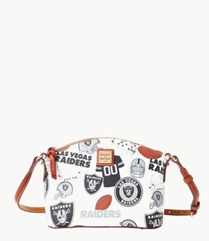 Multicolor Dooney And Bourke NFL Raiders Suki Women's Crossbody Bags | 06FIVSTNB