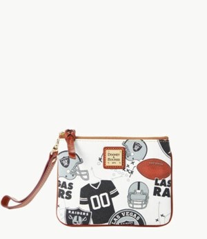 Multicolor Dooney And Bourke NFL Raiders Stadium Women's Wristlets | 14SAKQJOL