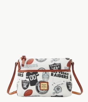 Multicolor Dooney And Bourke NFL Raiders Ginger Women's Crossbody Bags | 35ALKVPXT