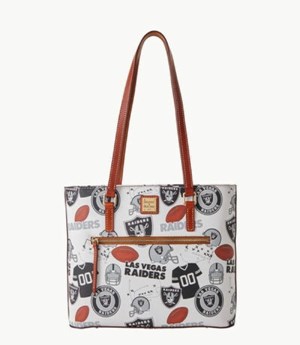 Multicolor Dooney And Bourke NFL Raiders Women's Shopper Bag | 97KEGYCLT