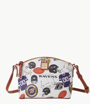 Multicolor Dooney And Bourke NFL Ravens Suki Women's Crossbody Bags | 82KDJVUGP