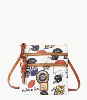 Multicolor Dooney And Bourke NFL Ravens Women's Crossbody Bags | 94LKSJBWO