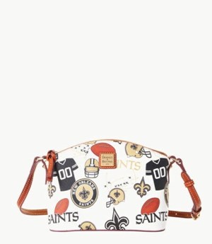 Multicolor Dooney And Bourke NFL Saints Suki Women's Crossbody Bags | 03XDNJBCI