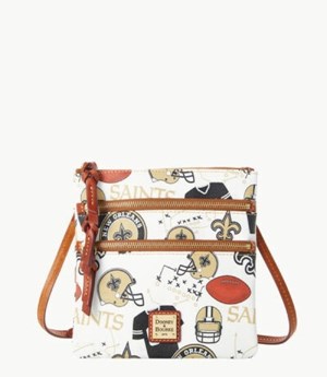 Multicolor Dooney And Bourke NFL Saints Women's Crossbody Bags | 08PBRZHYQ