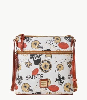 Multicolor Dooney And Bourke NFL Saints Women's Crossbody Bags | 35DIXSLBE