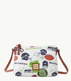 Multicolor Dooney And Bourke NFL Seahawks Women's Crossbody Bags | 18SNYICPB