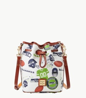 Multicolor Dooney And Bourke NFL Seahawks Small Women's Crossbody Bags | 38LYQTNVO