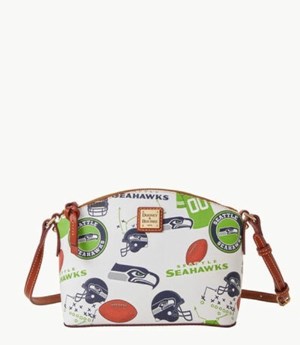 Multicolor Dooney And Bourke NFL Seahawks Suki Women's Crossbody Bags | 97EUZCONR