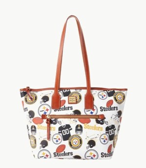 Multicolor Dooney And Bourke NFL Steelers Women's Tote Bags | 62XNISZJV