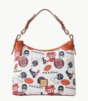 Multicolor Dooney And Bourke NFL Texans Women's Hobo Bag | 13NOQBMAC