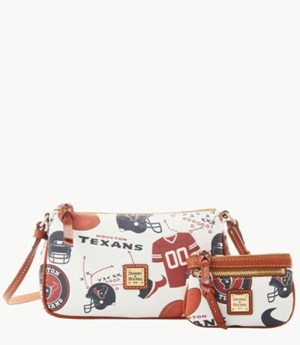 Multicolor Dooney And Bourke NFL Texans Lexi Women's Crossbody Bags | 89NZCBGIV