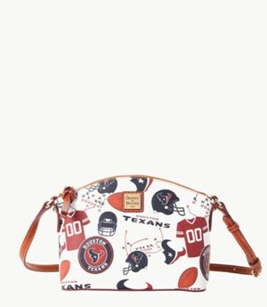 Multicolor Dooney And Bourke NFL Texans Suki Women's Crossbody Bags | 95BDOAJPH