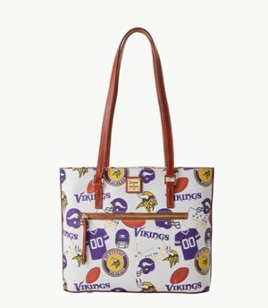 Multicolor Dooney And Bourke NFL Vikings Women's Shopper Bag | 53MFEGDZN