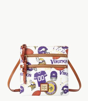 Multicolor Dooney And Bourke NFL Vikings Women's Crossbody Bags | 71RKGMFPU