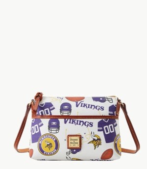 Multicolor Dooney And Bourke NFL Vikings Ginger Women's Crossbody Bags | 94DRSTNQO