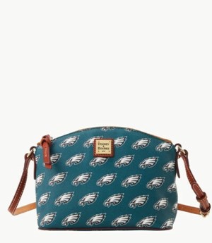 Olive Dooney And Bourke NFL Eagles Suki Women's Crossbody Bags | 17DTIWELZ