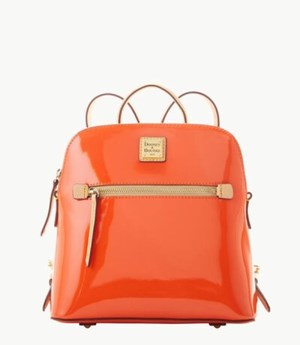 Orange Dooney And Bourke Patent Women's Backpacks | 51ULZFPOQ