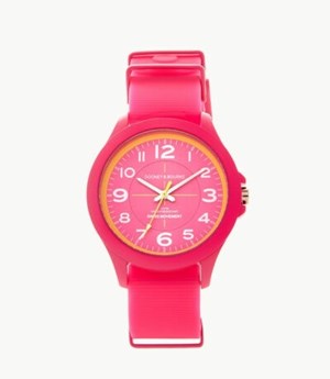 Pink Dooney And Bourke Poppy Sport Women's Watches | 96FLSGTWH