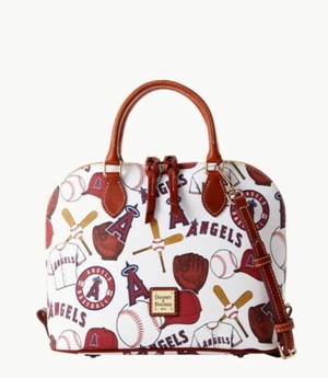 Red Dooney And Bourke MLB Angels Zip Zip Women's Satchel Bags | 05RMIOVQK