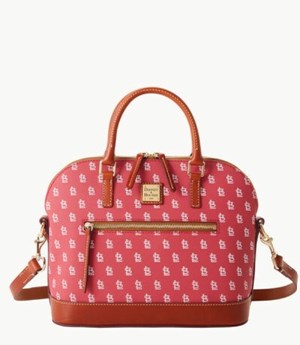 Red Dooney And Bourke MLB Cardinals Domed Zip Women's Satchel Bags | 92GRLOQXD