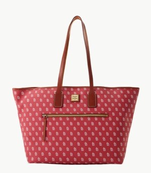 Red Dooney And Bourke MLB Cardinals Large Women's Tote Bags | 15UPGWZFR