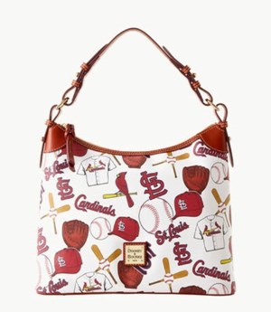 Red Dooney And Bourke MLB Cardinals Women's Hobo Bag | 14LKNBIAF