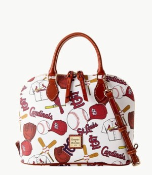 Red Dooney And Bourke MLB Cardinals Zip Zip Women's Satchel Bags | 15XEWRABZ