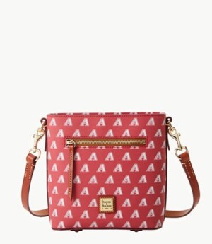 Red Dooney And Bourke MLB Diamondbacks Small Zip Women's Crossbody Bags | 38BWEVOYM