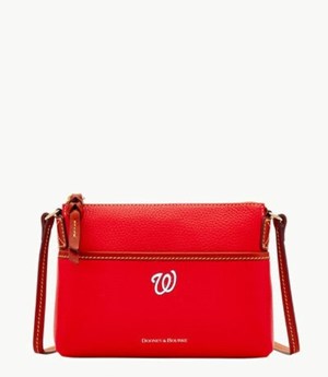 Red Dooney And Bourke MLB Nationals Ginger Women's Crossbody Bags | 37OYFDSGL