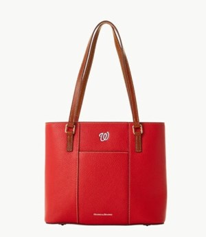 Red Dooney And Bourke MLB Nationals Small Lexington Women's Tote Bags | 53HMGSUBO