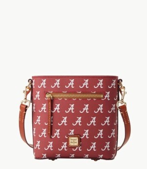 Red Dooney And Bourke NCAA Alabama Small Zip Women's Crossbody Bags | 56ULOCBYF